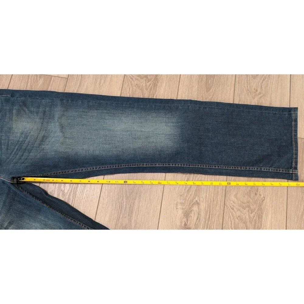LEVI'S 559 RELAXED LOOSE STRAIGHT BOOT MENS SZ 34x32 BLUE JEANS MEDIUM WASH EUC